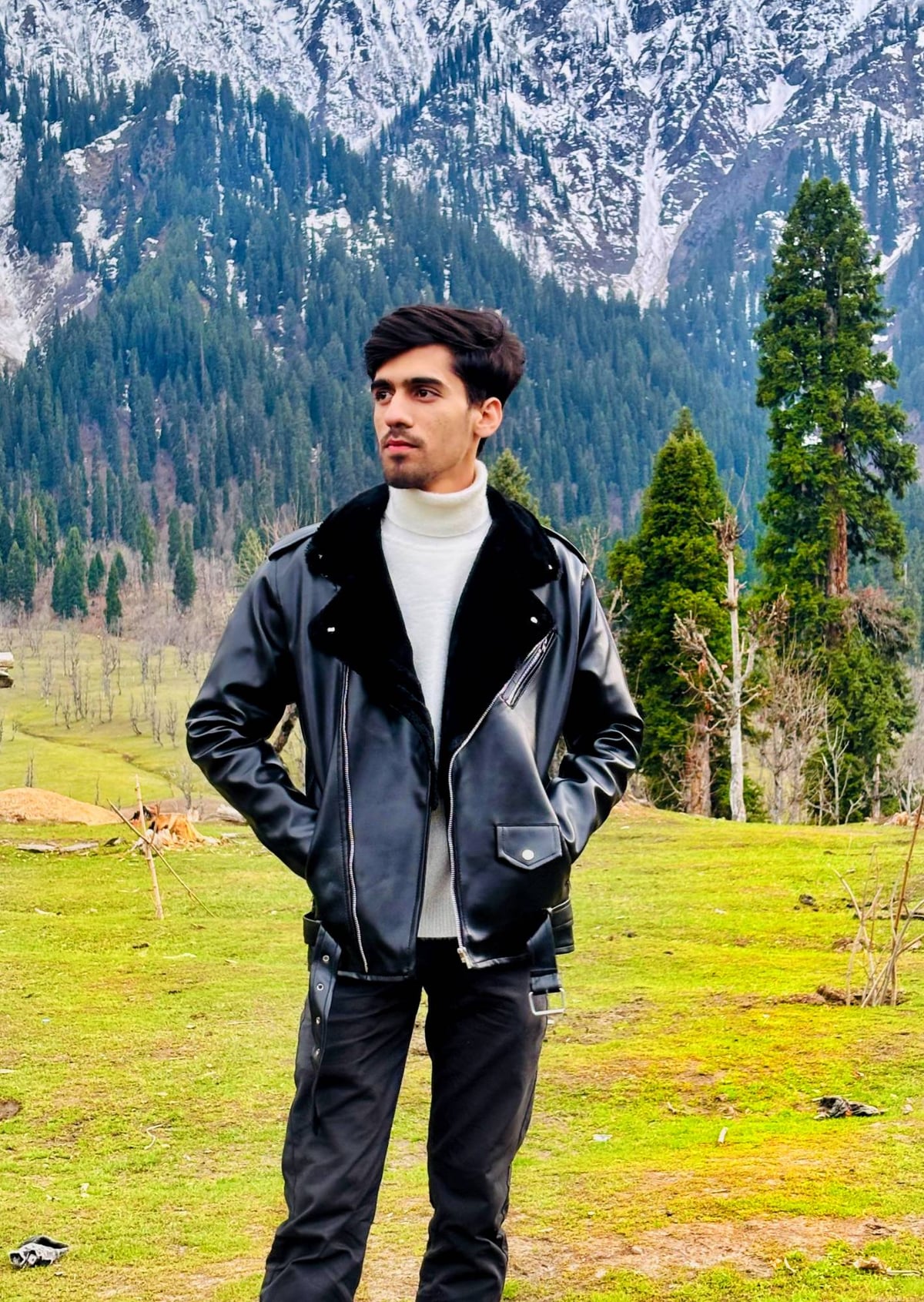 Zubair Bin Shaukat in a mountain valley